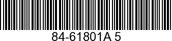 84-61801A 5 - LEAD ASSY          - Replaced by 84-92151A36
