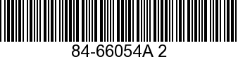 84-66054A 2 - WIRE ASSY          NLA