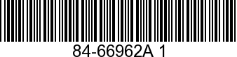 84-66962A 1 - HARNESS ASSEMBLY   - Replaced by 84-86673A 2