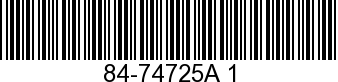 84-74725A 1 - HARNESS ASSY       NLA
