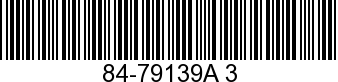 84-79139A 3 - WIRE ASSEMBLY Jum  NLA