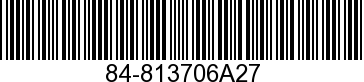 84821945A27 84-813706A27