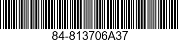 84-813706A37 - CABLE ASSEMBLY     - Replaced by 84-821945A37