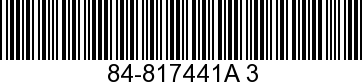 84-817441A 3 - HARNESS ASSEMBLY   NLA