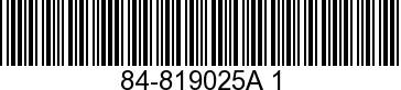 84-819025A1 - HARNESS ASSY           NLA