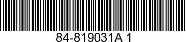 CABLE ASSY,NLA 84-819031A1