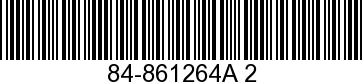 84-861264A 2 - HARNESS ASSEMBLY   NLA