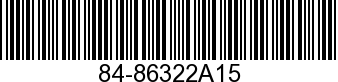 WIRE ASSY 84-86322A15