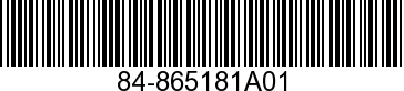 84-865181A01 - HARNESS ASSEMBLY   - Replaced by 84-865181T01