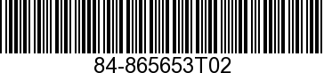 84-865653T02 - HARNESS ASSEMBLY   - Replaced by 84-865653T03