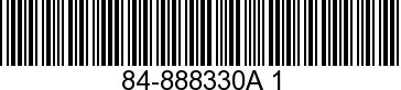 84-888330A 1 - HARNESS ASSEMBLY   NLA