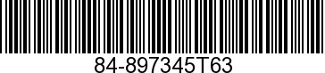 HARNESS ASSEMBLY 84-897345T63