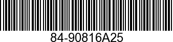 84-90816A25 - WIRE ASSEMBLY      - Replaced by 84-93475A25