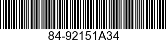 84-92151A34 - WIRE ASSY          - Replaced by 84-42841A45