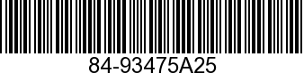 84-93475A25 - LEAD ASSEMBLY      - Replaced by 84-99215A25