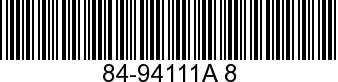84-94111A 8 - HARNESS ASSEMBLY   - Replaced by 84-94111A13