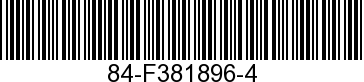 84-F381896-4 - CABLE-BATTERY      - Replaced by -F381896-1