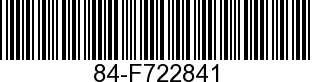 84-F722841 - CABLE ASSEMBLY     NLA