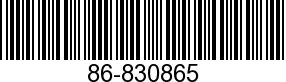 86-830865 - CONNECTOR          - Replaced by -8M0204694