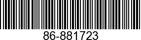 86-881723 - CONNENCTOR         NLA