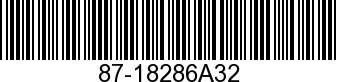 87-18286A32 - SWITCH ASSEMBLY T  - Replaced by 87-18286T32