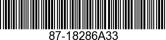 87-18286A33 - SWITCH ASSEMBLY T  - Replaced by 87-18286T33