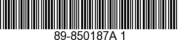 89-850187A 1 - SOLENOID ASSEMBLY  - Replaced by 89-850187T 1