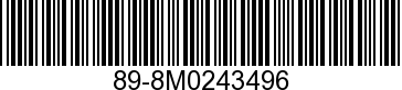 89-8M0243496 - SOLENOID VALVE         Q=T