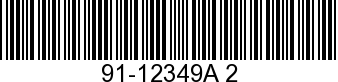 91-12349A 2 - LOCATION TOOL Pin  - Replaced by 91-12349A05