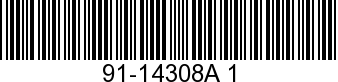 91-14308A 1 - RACE TOOL Bearing  - Replaced by 91-14308T 1
