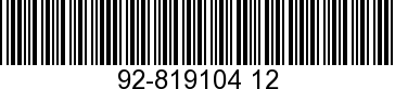 92-81910412 - ->81825212 - Replaced by -81825212