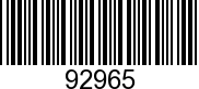 92965 - BRACKET            - Replaced by -92965A1