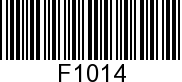F1014 - COTTER PIN         - Replaced by 18-26953