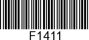 F1411 - SCREW              - Replaced by -F1141