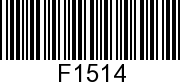 F1514 - NUT                - Replaced by -F1341