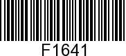 F1641 - NUT                - Replaced by 11-20361