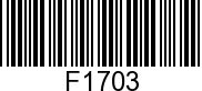 F1703 - LOCKWASHER         - Replaced by 13-35048