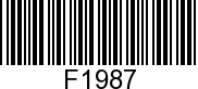F1987 - WASHER             - Replaced by 12-34437
