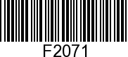 F2071 - SCREW              - Replaced by 10-31984