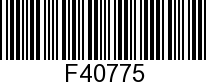 F40775 - PLATE              NLA