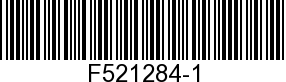 F521284-1 - DECAL              - Replaced by -F521284