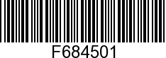 F684501 - BRACKET            - Replaced by -817977A1
