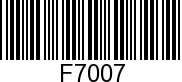 F7007 - NUT                - Replaced by 11-F7052