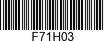 F71H03 - GAUGE-TACH         - Replaced by -F5H153-1