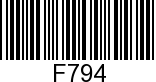 F794 - PUMP KIT-WATER     - Replaced by -F5H074