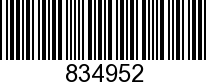 VOL834952 - ->835785         GASKET