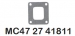 BARMC47-27-41811 - Mercruiser Riser Restrictor Ga