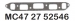 BARMC47-27-52546 - GASKET:EXHAUST MANIFOLD