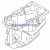 5034464 - OIL PAN ASSY(BLUE)
