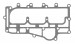27-69525  1 - GASKET             - Replaced by 27-69525  2